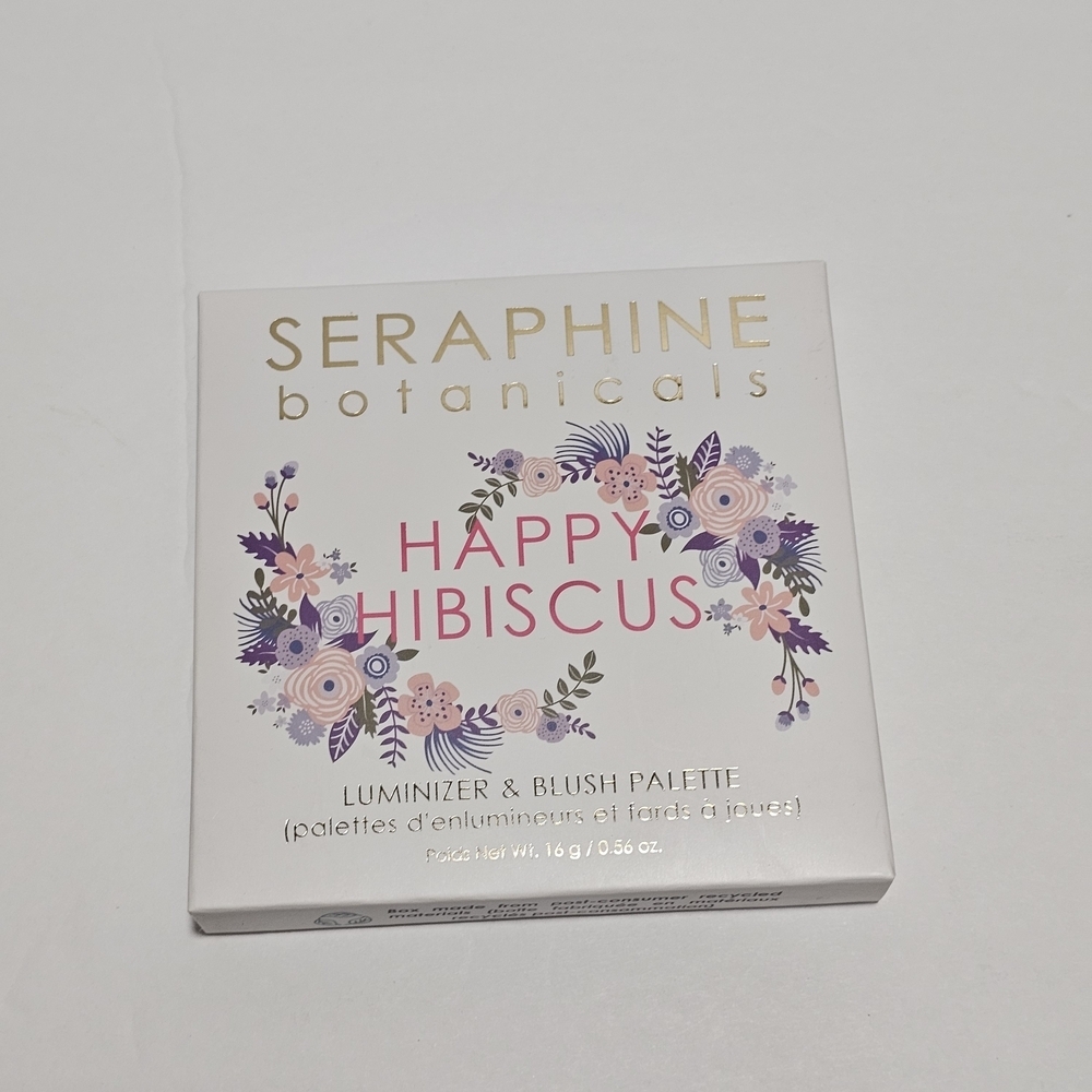 NEW Seraphine Botanicals Happy Hibiscus Luminizer & Blush Palette - Picture 5 of 5
